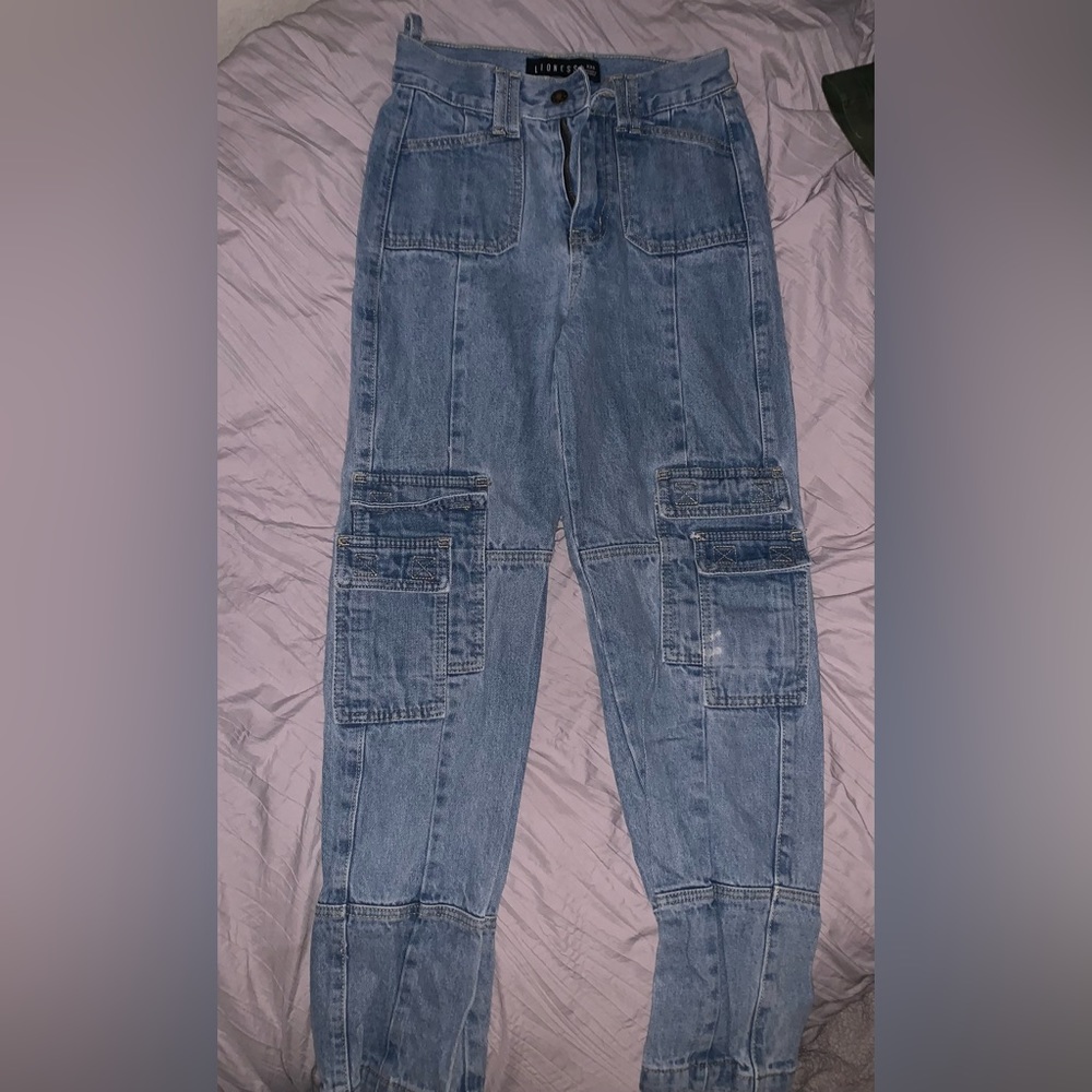 Lioness xxs pocket jeans